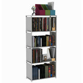 Oxford 4 Cube Bookcase 5 Tier Shelf Display Furniture Storage Unit BooK